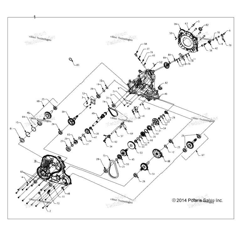 Drive Train, Main Gearcase