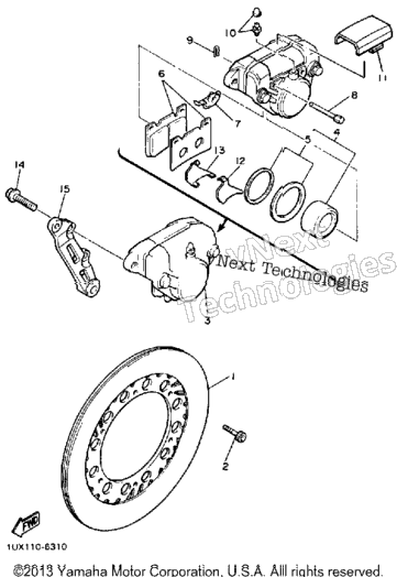 Rear Brake Caliper