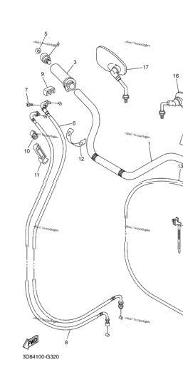 Steering Handle Cable