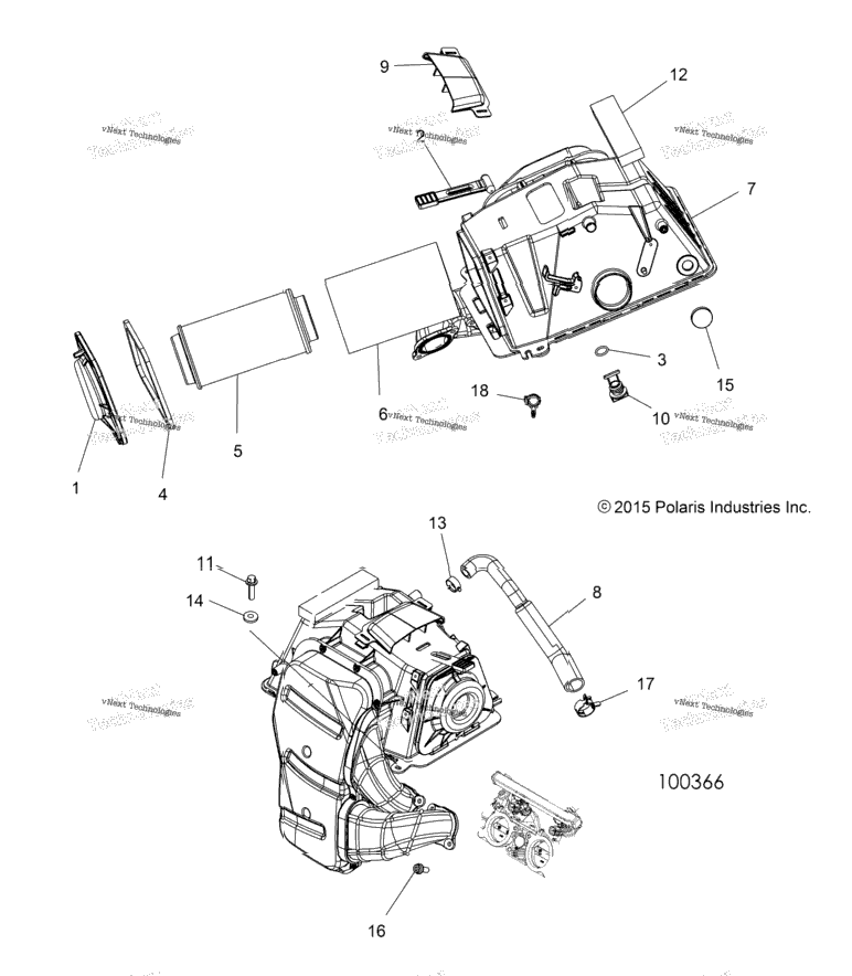 Engine, Air Intake A16sve95nm