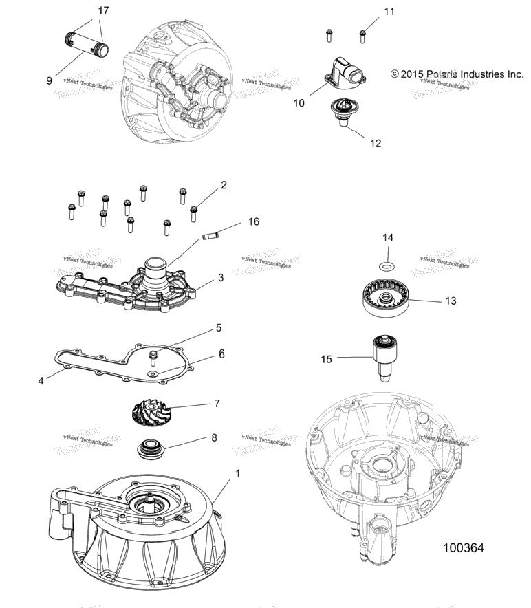 Engine, Cooling System & Water Pump