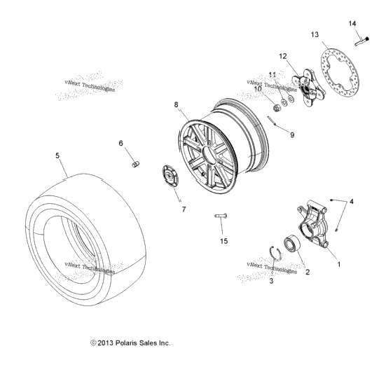 Wheels, Rear & Hub