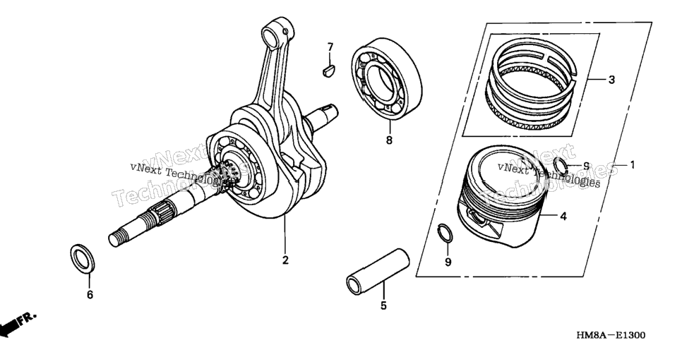 Crankshaft + Piston