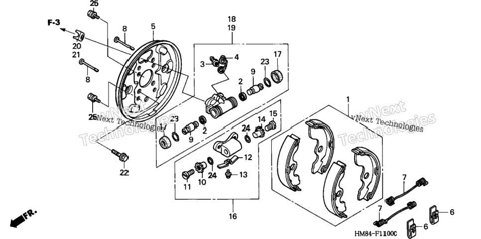 Front Brake Panel