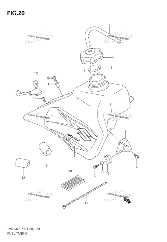 Fuel Tank (Model K7)