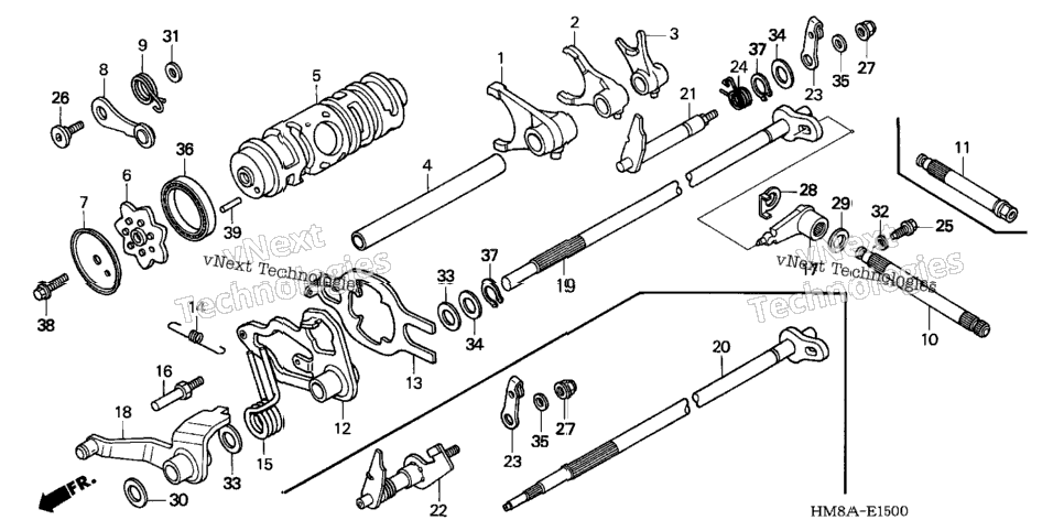 Gearshift Drum