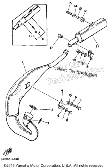 Exhaust Yz250l