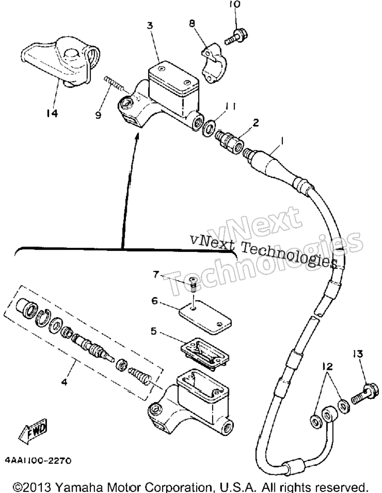 Front Master Cylinder