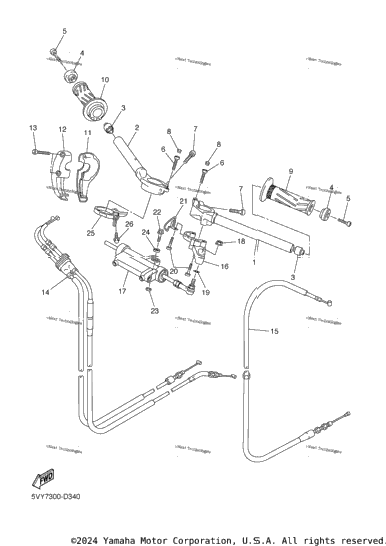 Steering Handle Cable