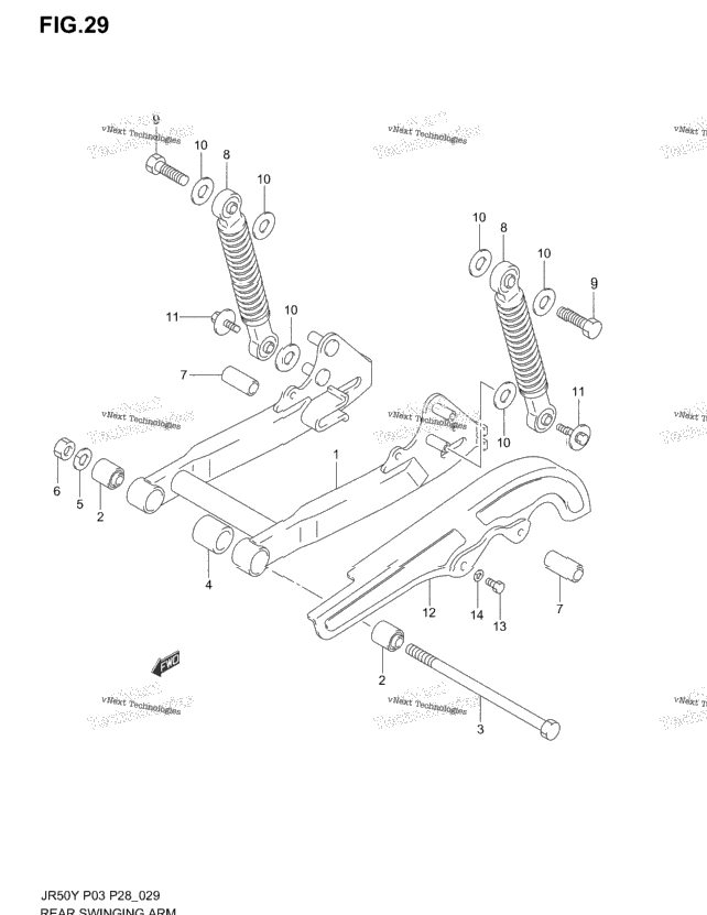 Rear Swinging Arm