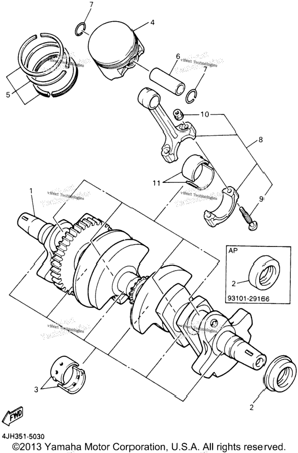 Crankshaft Piston