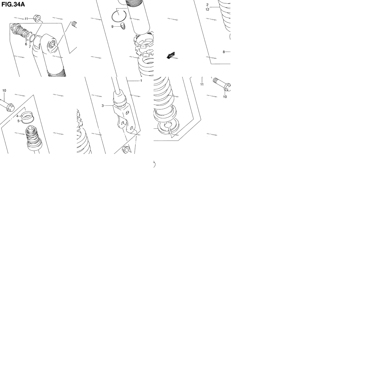Rear Shock Absorber (Type K1)