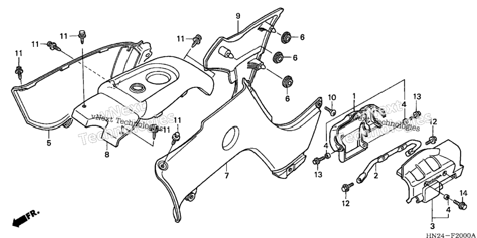Body Cover (Trx500fa'01-'04/Fga'04)