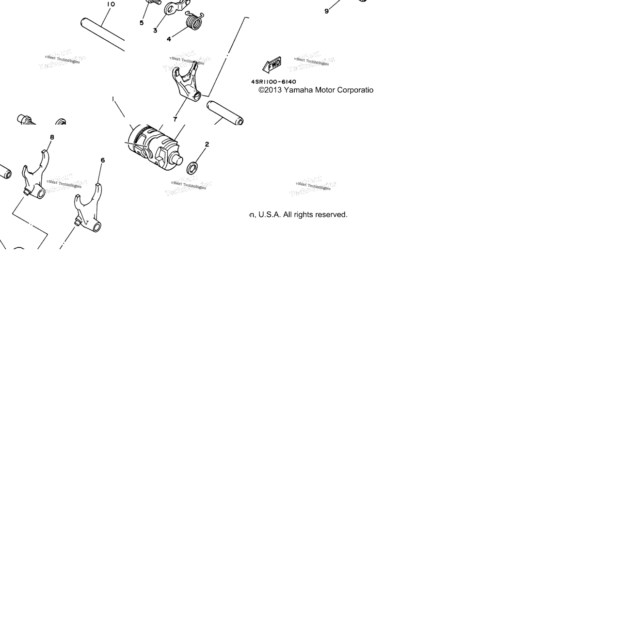 Shift Cam Shift Fork