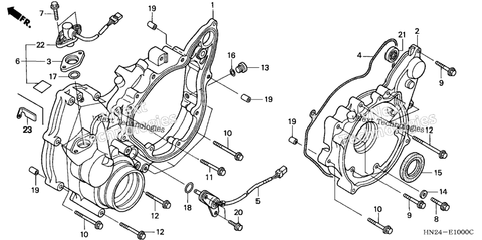 Rear Crankcase Cover