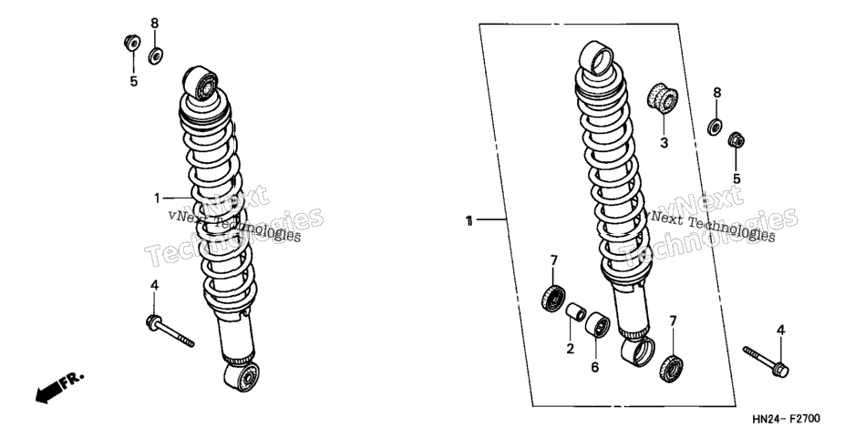 Rear Shock Absorber