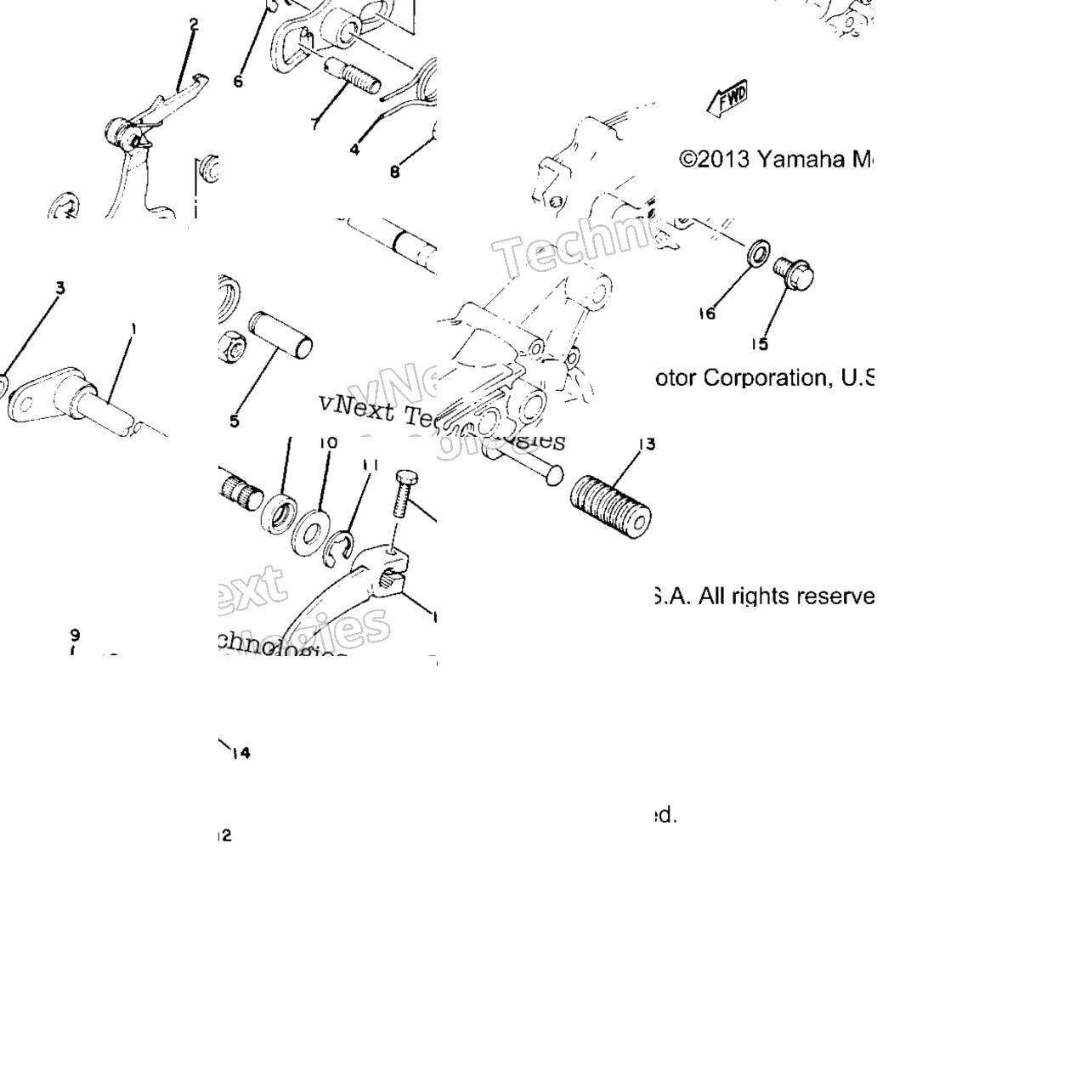 Shift Shaft - Pedal