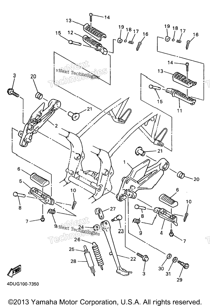Stand Footrest