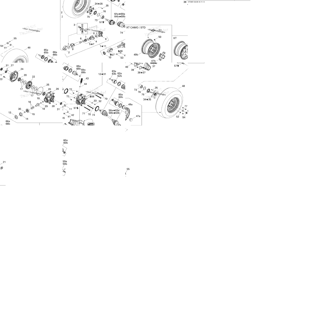 Drive System, Rear Std