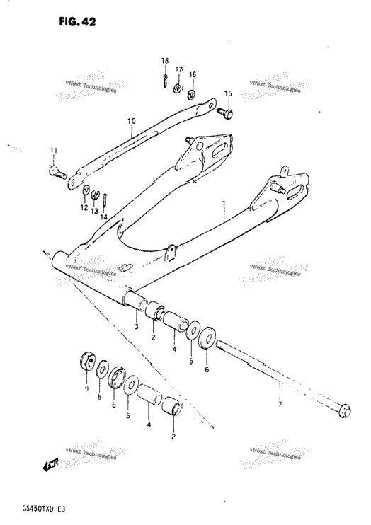 Rear Swinging Arm