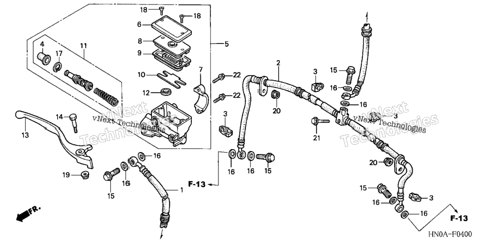 Front Brake Master Cylinder