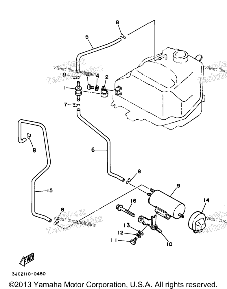 Fuel Tank California Only