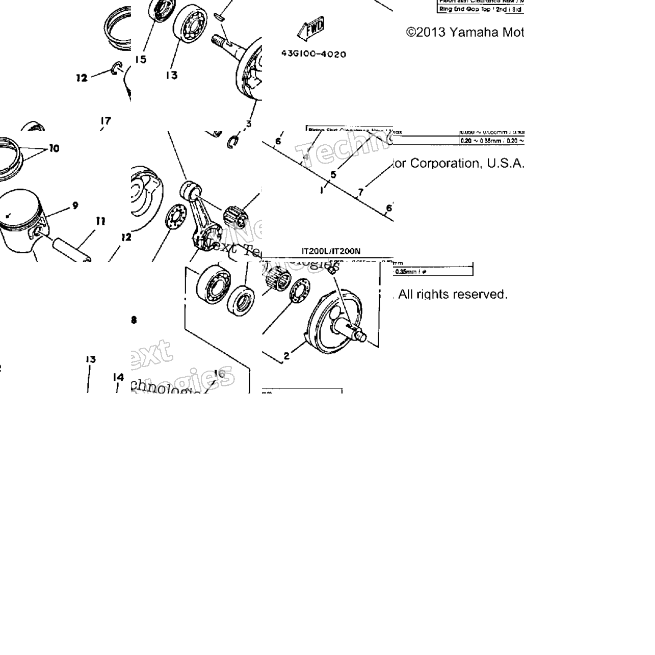 Crankshaft - Piston