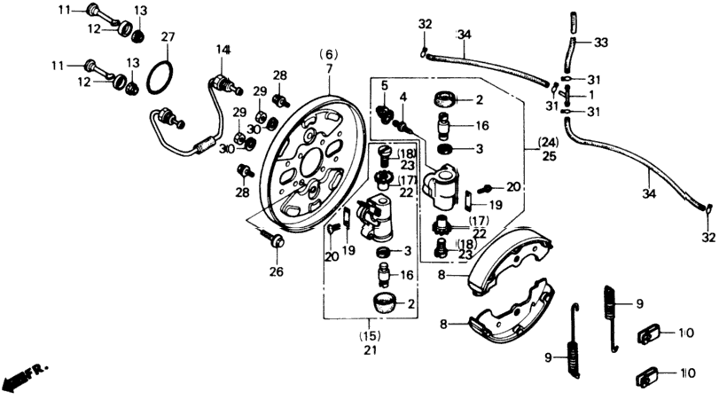 FRONT BRAKE PANEL