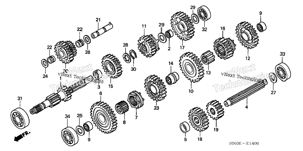 Transmission (Trx450fe)
