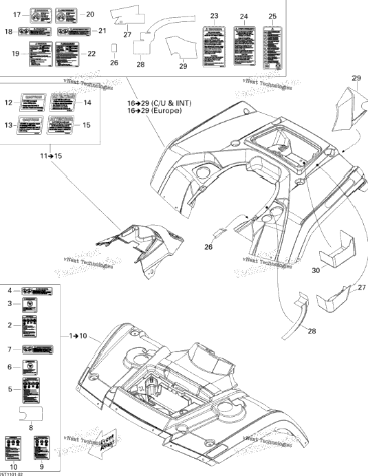 Fender And Central Panel Kit