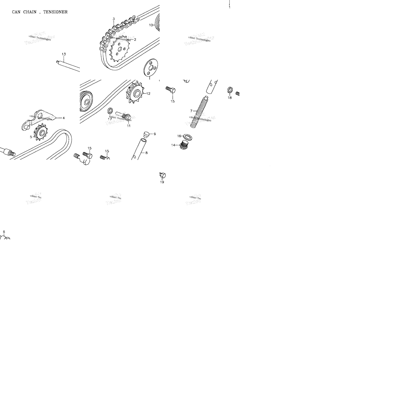 Cam Chain, Tensioner 172-04