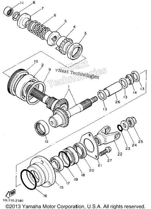 Middle Drive Gear