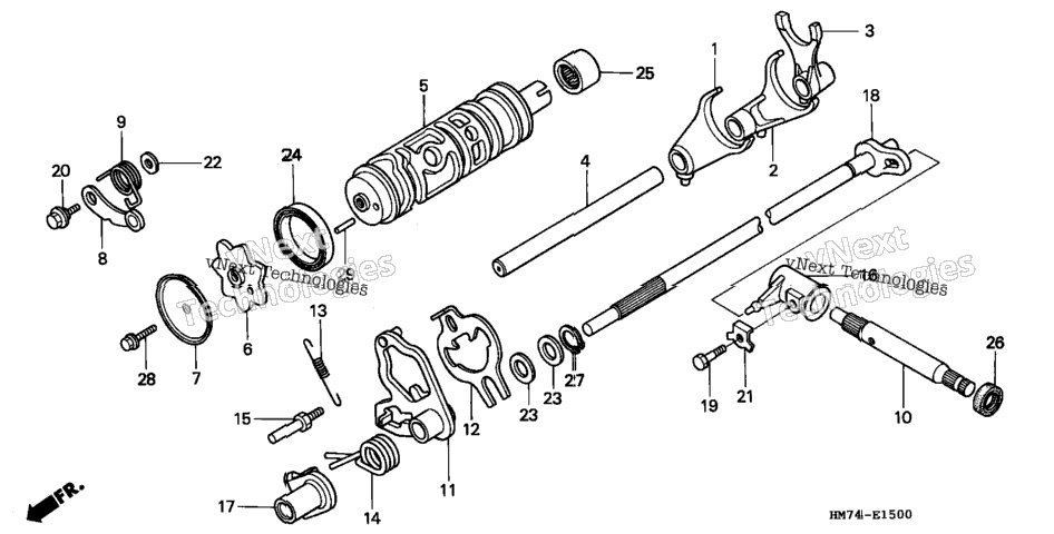 Gearshift Drum