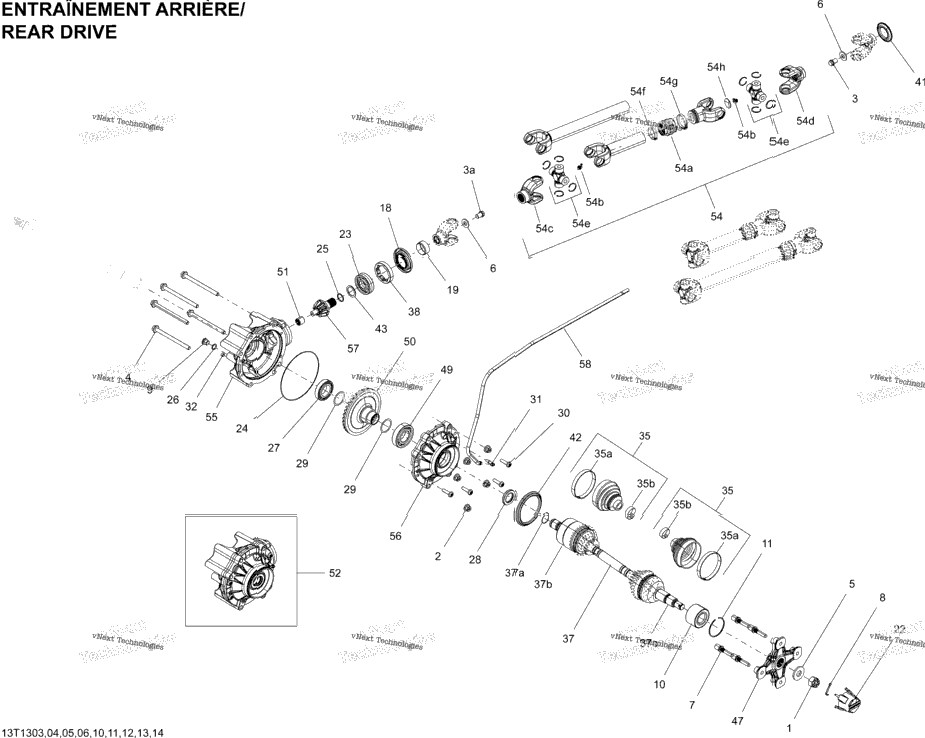 Drive System, Rear