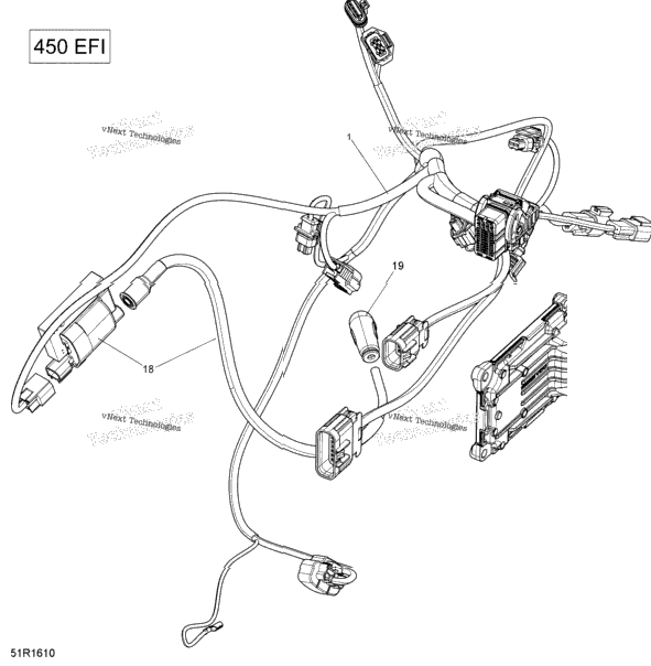Rotax - Engine Harness And Electronic Module