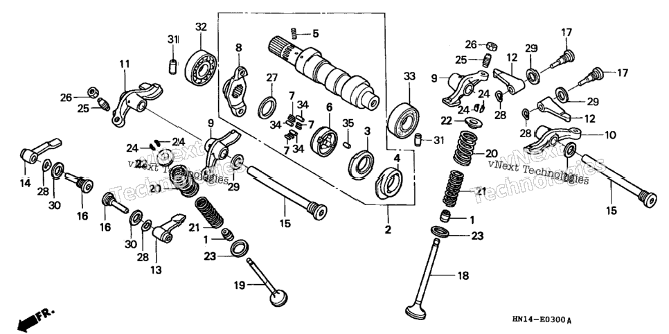 Camshaft + Valve