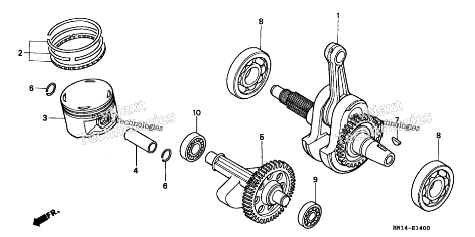Crankshaft + Piston