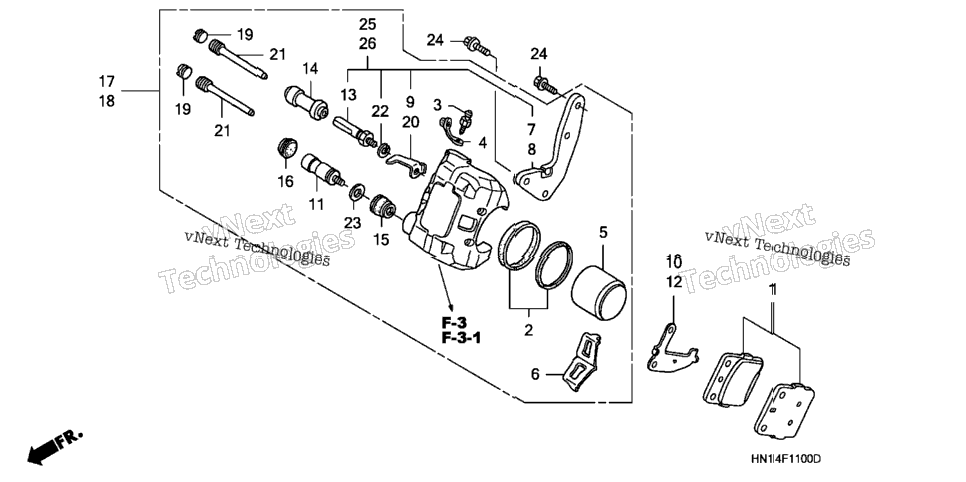Front Brake Caliper