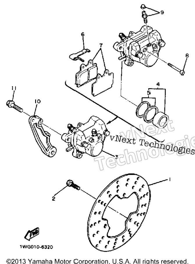 Rear Brake Caliper