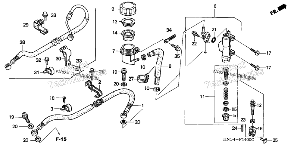 Rear Brake Master Cylinder