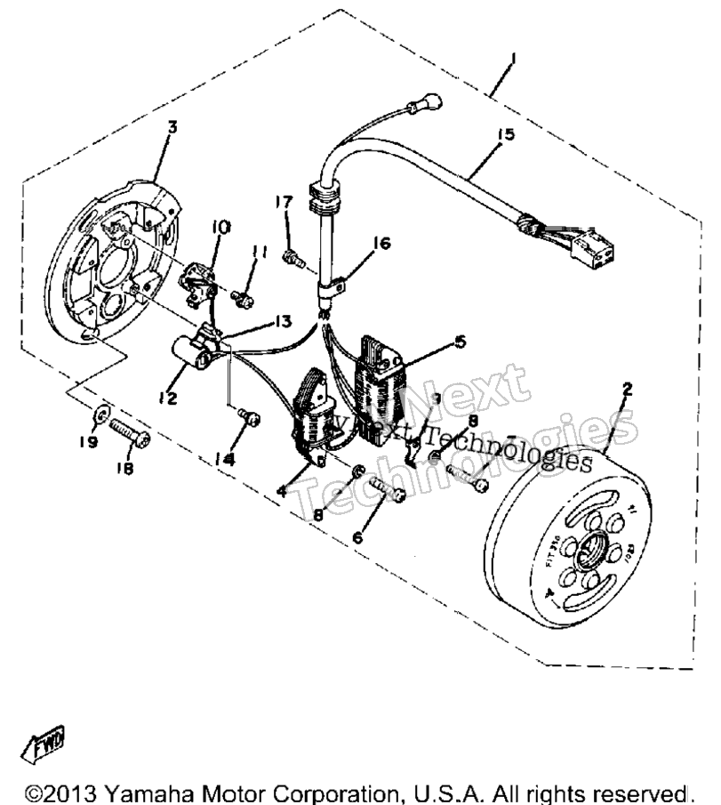Flywheel Magneto Dt250e