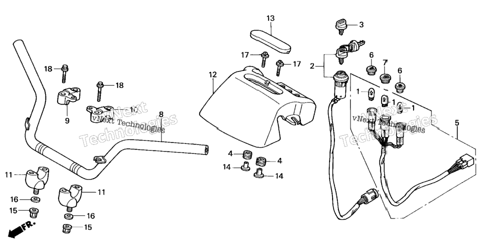 Handlebar (Trx350tm/Fm)