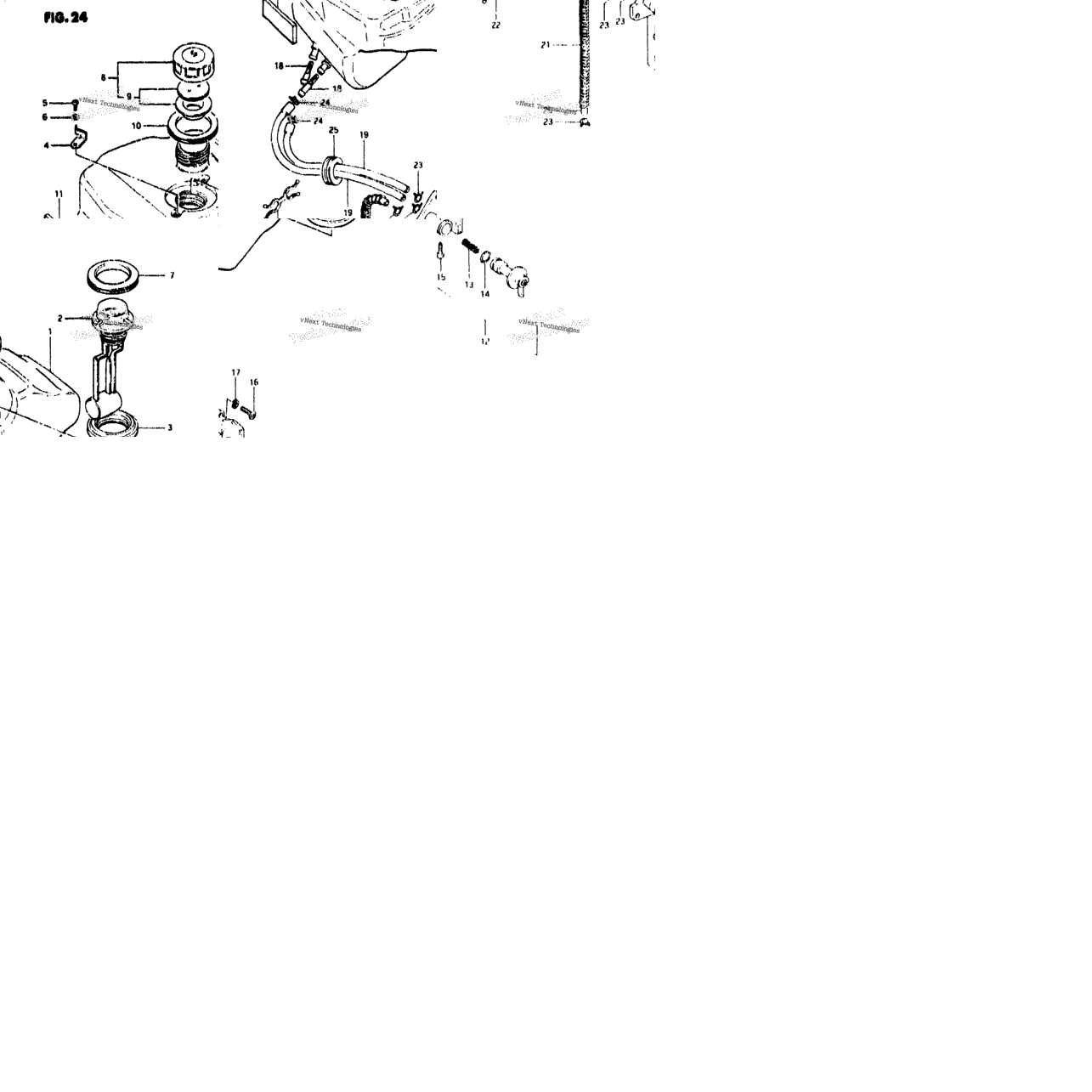 Fuel Tank (Model X : -F.No.3101003)