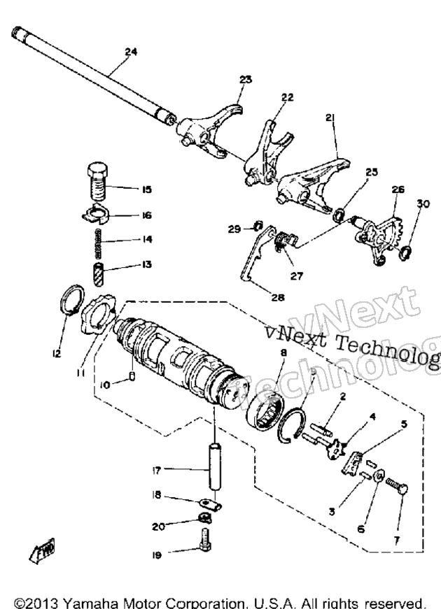 Shift Cam Fork