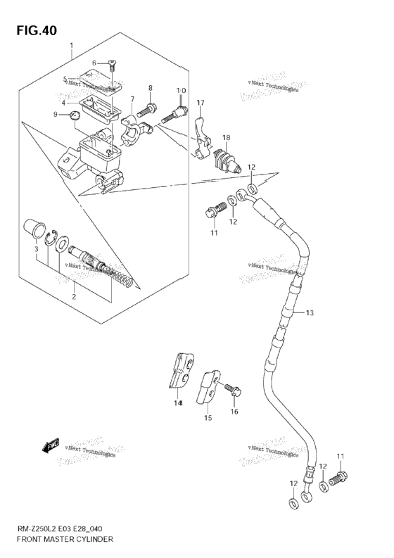 Front Master Cylinder
