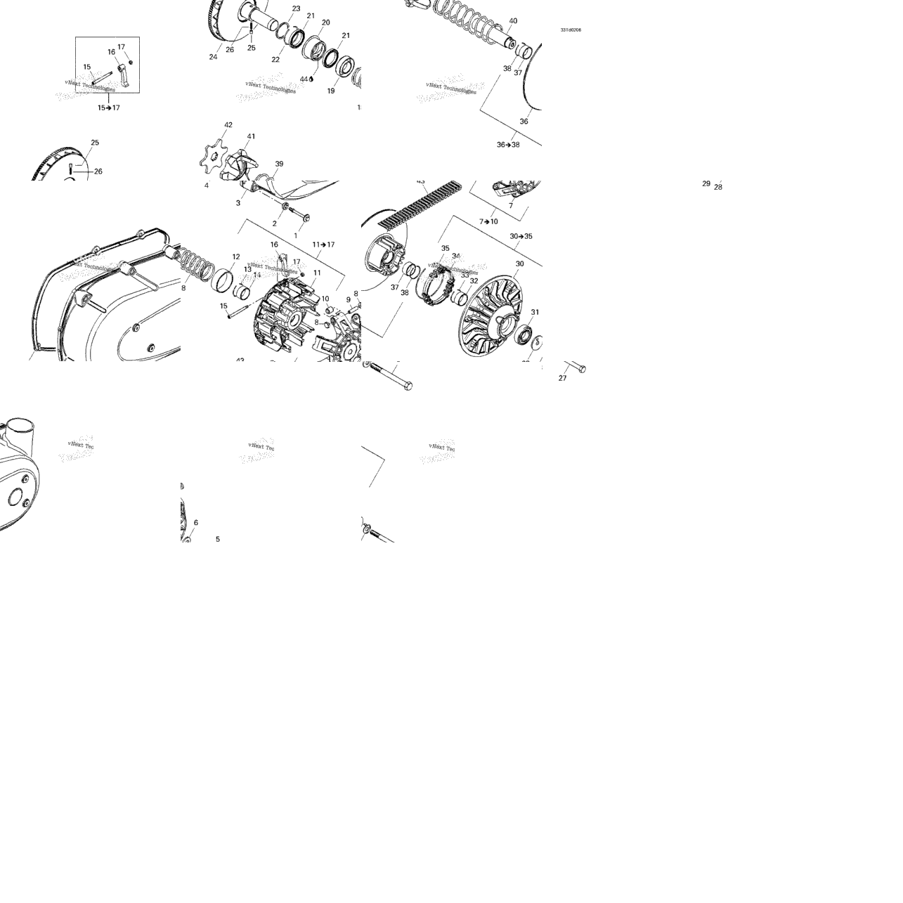 Belt And Engine Pulley
