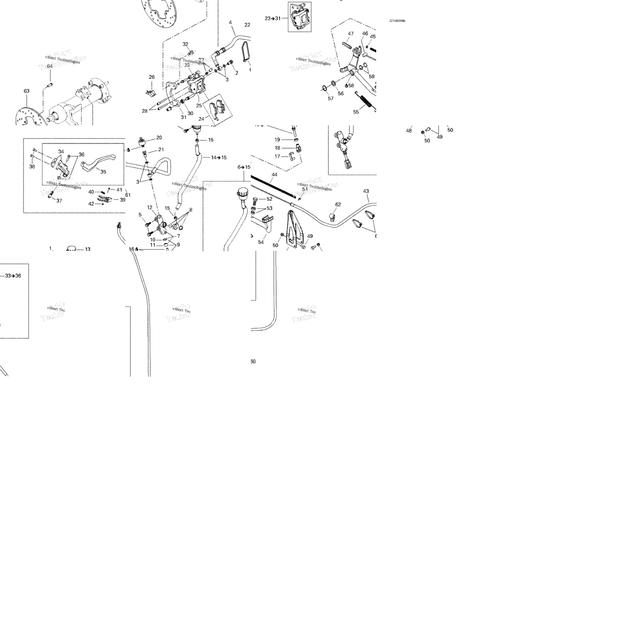 Hydraulic Rear Brake