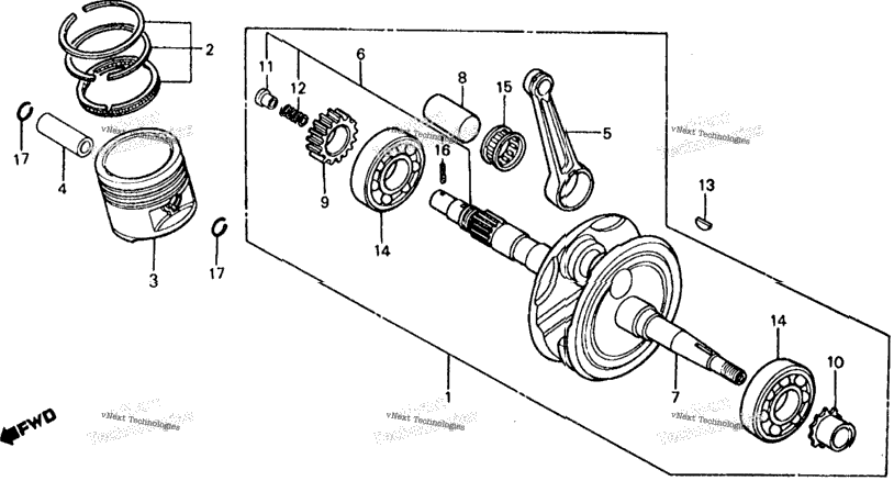 Crankshaft + Piston