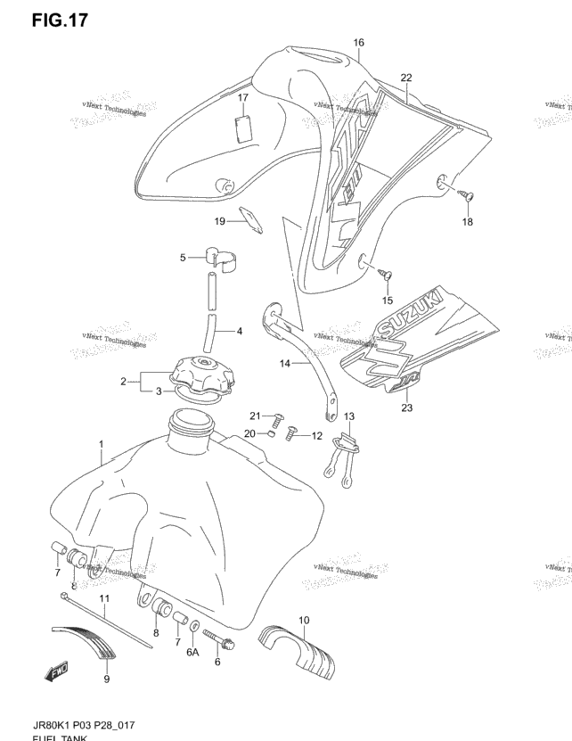 Fuel Tank (Model K1/K2)