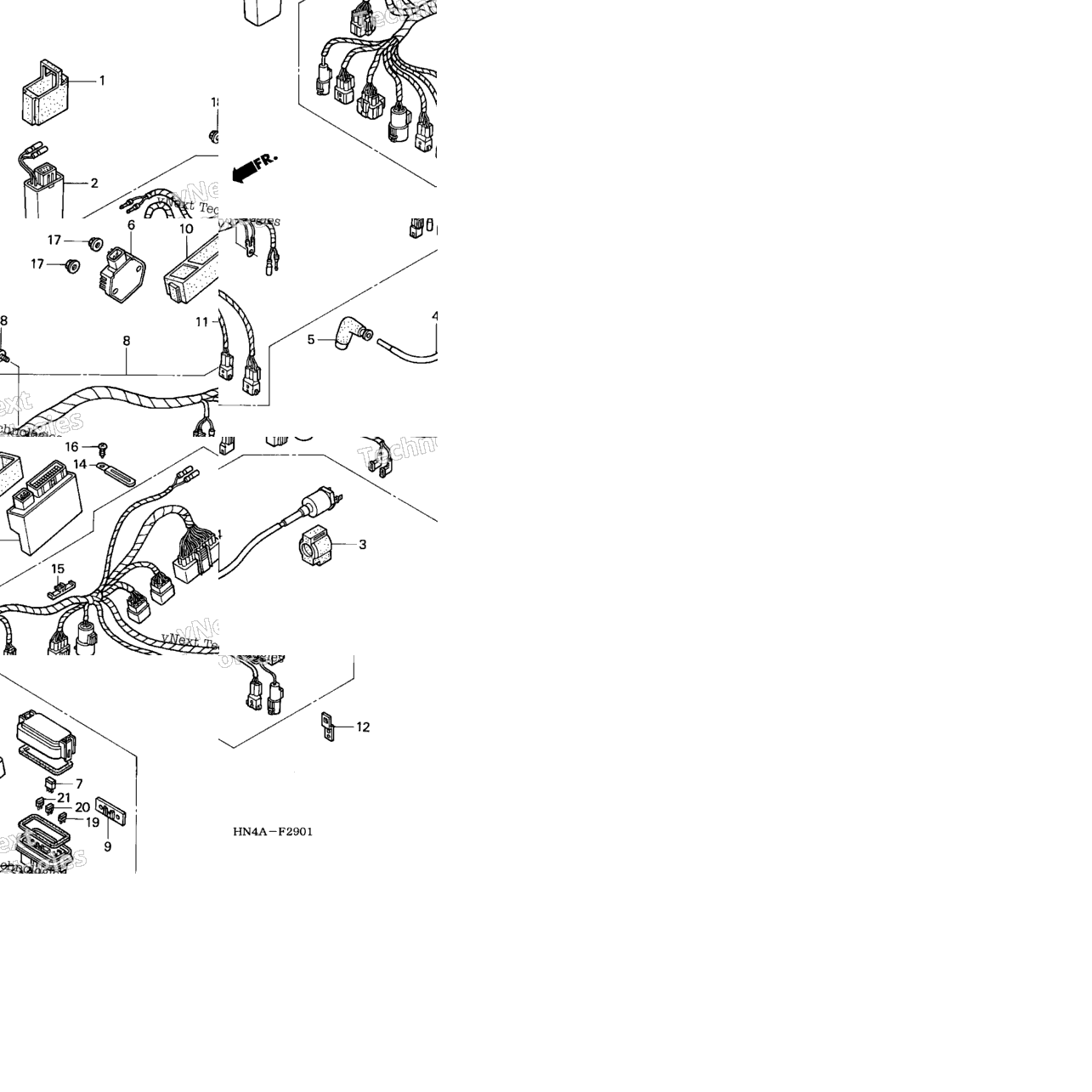 Wire Harness (Trx350te/Fe)